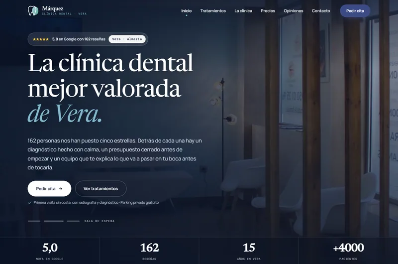 Web de Márquez Clínica Dental